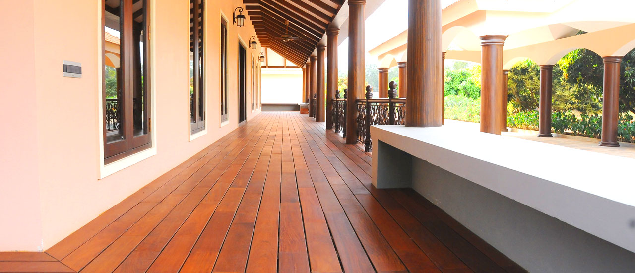 Solid timber wood decking project by Kingsmen Enterprises